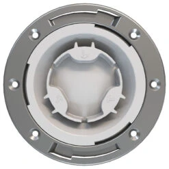 Oatey Fast Set 4 In. Hub Toilet Flange With Test Cap And Stainless Steel Ring, P -Warm Bathroom e171b4db003e680a 9599 w800 h800 b1 p0