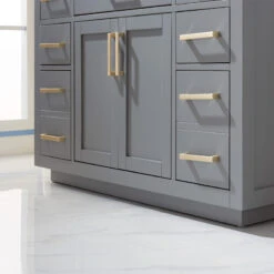 Ivy Gray Bathroom Vanity Set, 48", Without Mirror -Warm Bathroom e2419ecf0f2b95b5 7775 w800 h800 b0 p0
