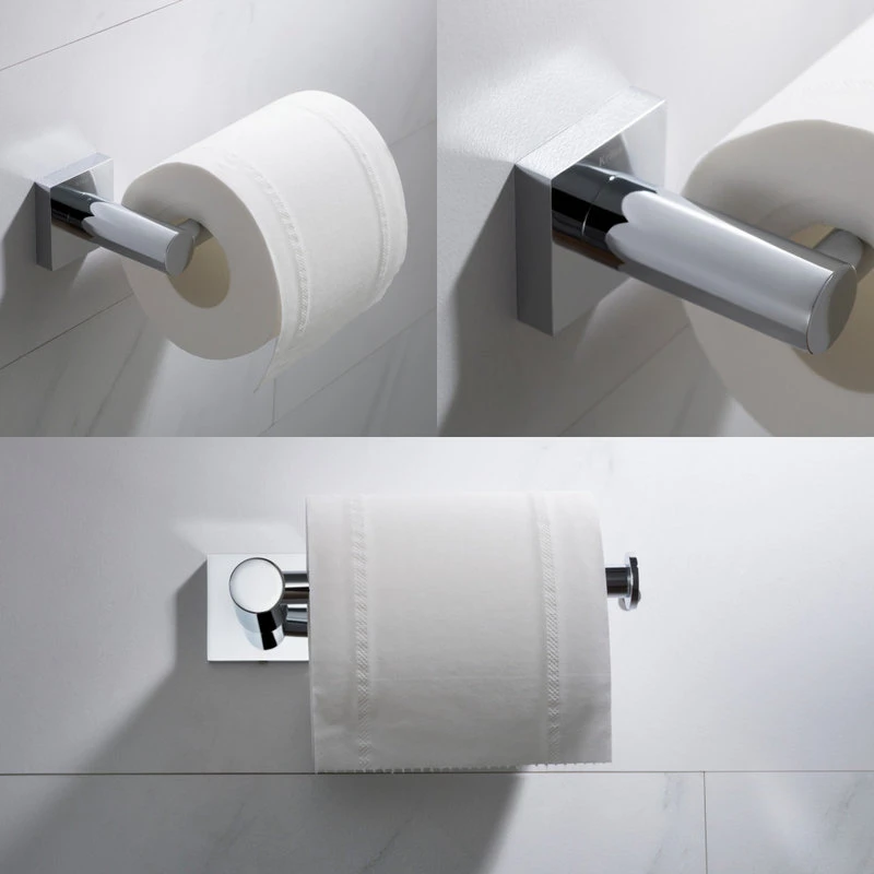 Ventus Bathroom Toilet Paper Holder, Chrome 4 Ventus Bathroom Toilet Paper Holder, Chrome - Image 4