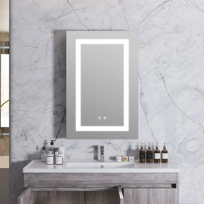 Recessed/Surface LED Light Mirror Medicine Cabinet Defogger, 20"x30" Left Hinge 1 Recessed/Surface LED Light Mirror Medicine Cabinet Defogger, 20"x30" Left Hinge