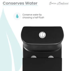 Monaco One Piece Elongated Toilet Dual Flush, Matte Black -Warm Bathroom e3c16b9a01798844 9291 w800 h800 b0 p0