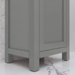 Mia 18" Single Vanity With Single Door, Cashmere Gray -Warm Bathroom e481c22c024b2836 0107 w800 h800 b0 p0