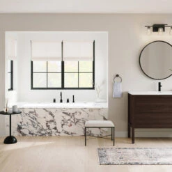 The Shiloh Bathroom Vanity, Single Sink, 48", Dark Walnut, Freestanding -Warm Bathroom e4b1f4e103c74467 3857 w800 h800 b0 p0