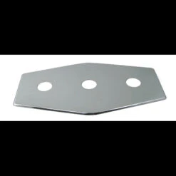 Three-Hole Remodel Plate In Polished Chrome