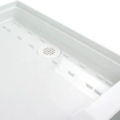 Transolid Linear 60"x34" Rectangular Shower Base With Left Hand Drain, White -Warm Bathroom e5a1ed150ec28533 5699 w800 h800 b0 p0