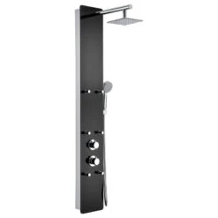 ANZZI Melody 59 In. 6-Jetted Heavy Rain Shower Panel And Spray Wand
