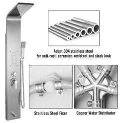7.87-in. W Shower Panel RPBK-34371 -Warm Bathroom e5e186750245fb4d 5229 w800 h800 b1 p0