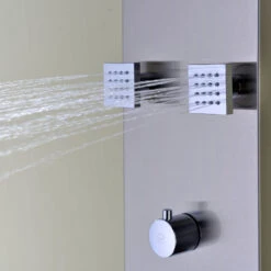 ANZZI Echo 63.5 In. 4-Jetted Heavy Rain Shower Panel And Spray Wand -Warm Bathroom e6a1fdb60841e6ca 2939 w800 h800 b0 p0