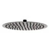 Alfi Brand Matte Black Stainless Steel 12" Round Ultra-Thin Rain Shower Head