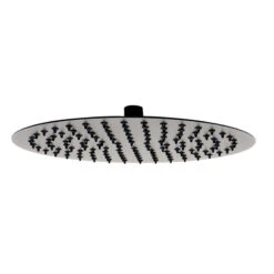 Alfi Brand Matte Black Stainless Steel 12" Round Ultra-Thin Rain Shower Head