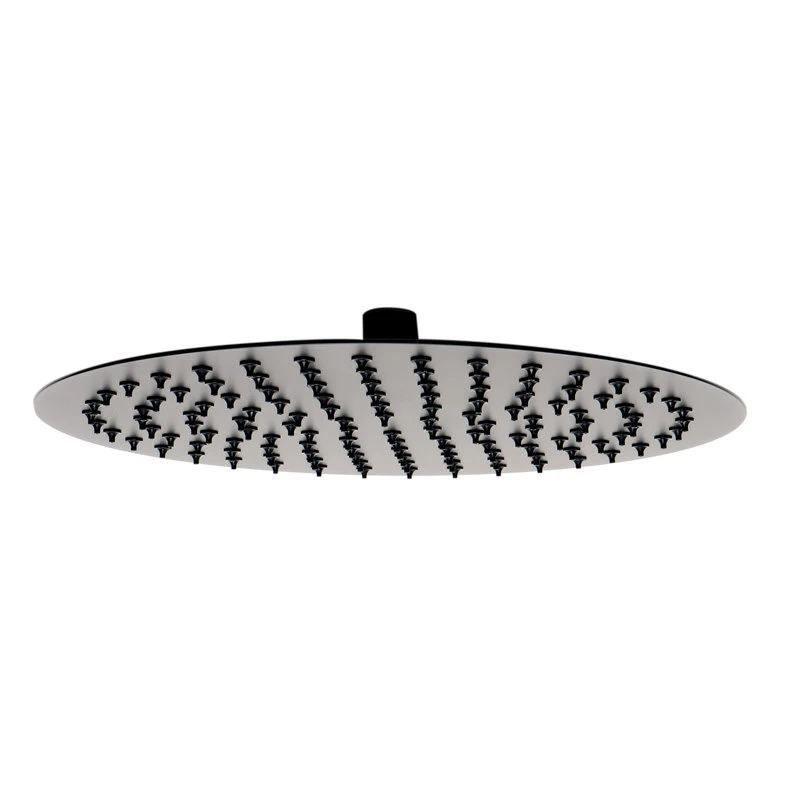 Alfi Brand Matte Black Stainless Steel 12" Round Ultra-Thin Rain Shower Head 1 Alfi Brand Matte Black Stainless Steel 12" Round Ultra-Thin Rain Shower Head