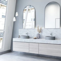 VIGO Concreto Stone Round Bathroom Vessel Sink -Warm Bathroom e771978f0287b0aa 3081 w800 h800 b0 p0