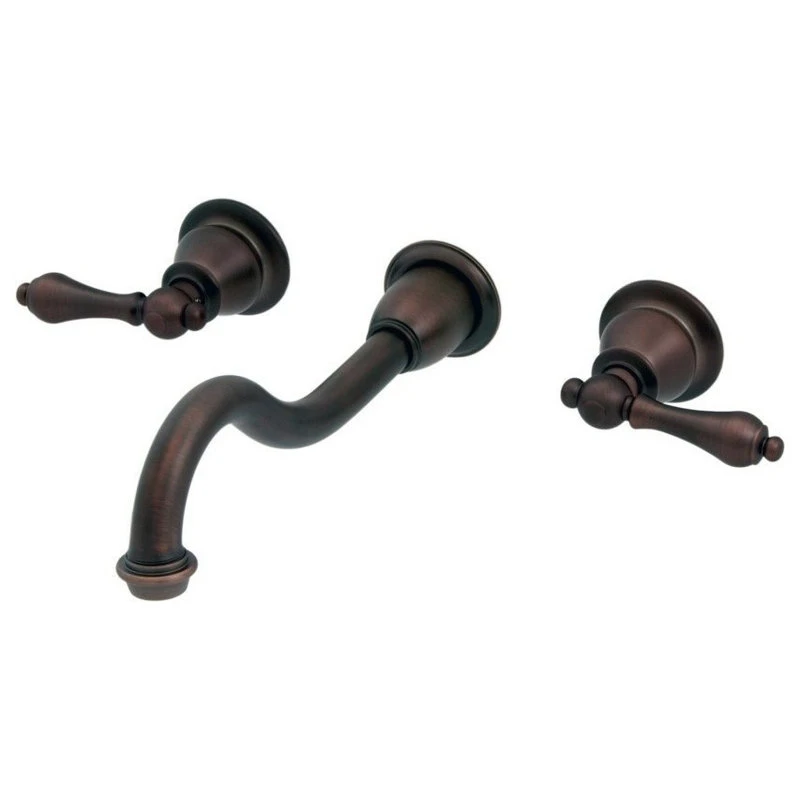 Elegant Spout Wall Mount Vessel/Lavatory Faucet, Lever Handles 1 Elegant Spout Wall Mount Vessel/Lavatory Faucet, Lever Handles