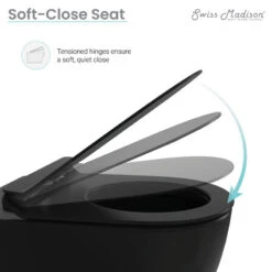 Ivy Wall Hung Elongated Toilet Bowl 0.8/1.28 GPF Dual Flush, Matte Black 25 Ivy Wall Hung Elongated Toilet Bowl 0.8/1.28 GPF Dual Flush, Matte Black -Warm Bathroom e821130c01df05bd 6226 w800 h800 b0 p0