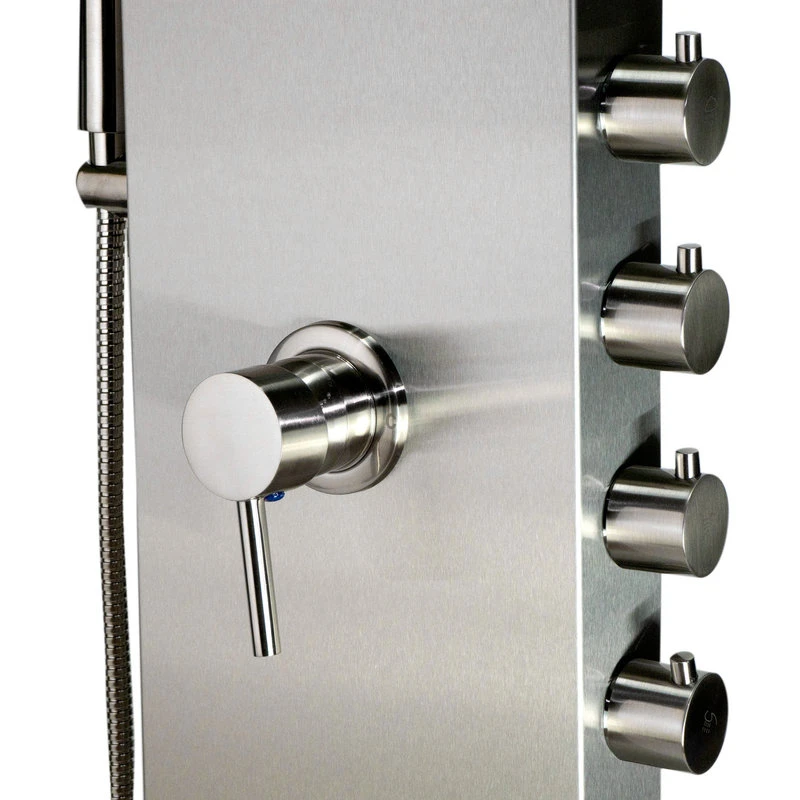 Modern Stainless Steel Shower Panel With 2 Body Sprays 3 Modern Stainless Steel Shower Panel With 2 Body Sprays - Image 3