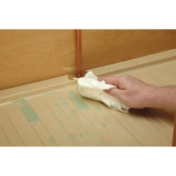 Polymer Trim To Fit Vanity Sink Base Cabinet Drip Tray, Almond -Warm Bathroom e9414eb10e7a6330 8087 w800 h800 b0 p0