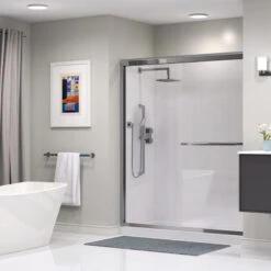 Belanger Rain Thermostatic Square Shower System, Wall 21 Belanger Rain Thermostatic Square Shower System, Wall -Warm Bathroom e971afc200e60d01 9394 w800 h800 b0 p0