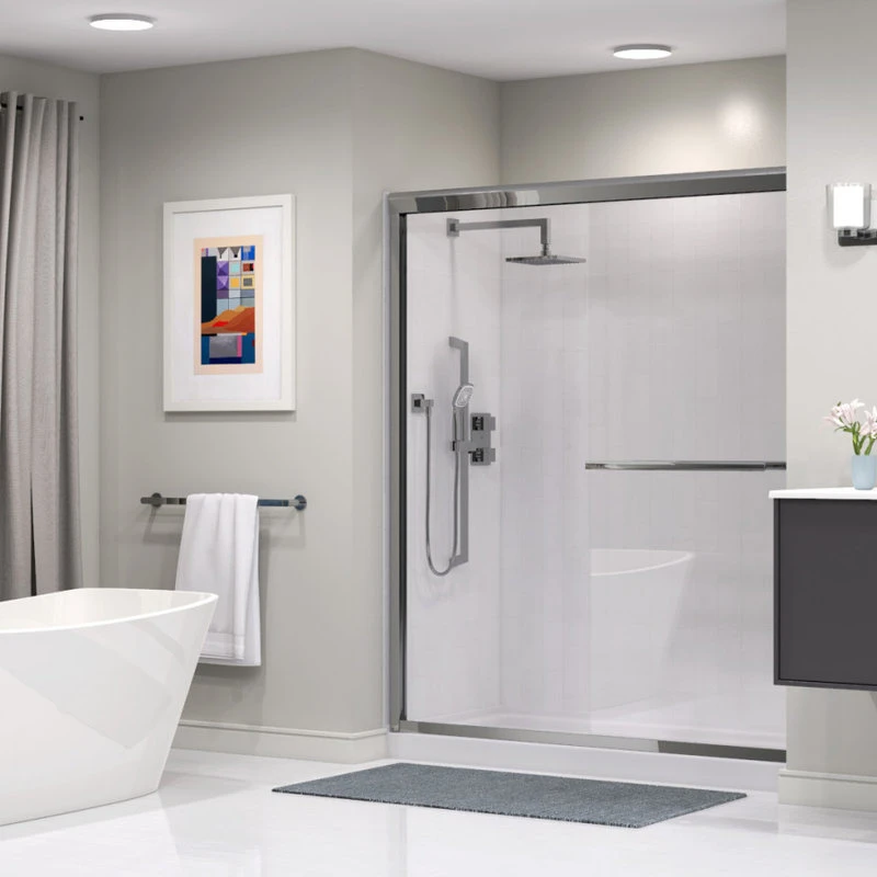 Belanger Rain Thermostatic Square Shower System, Wall 8 Belanger Rain Thermostatic Square Shower System, Wall - Image 8