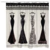 Couture Noir Shower Curtain