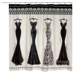 Couture Noir Shower Curtain