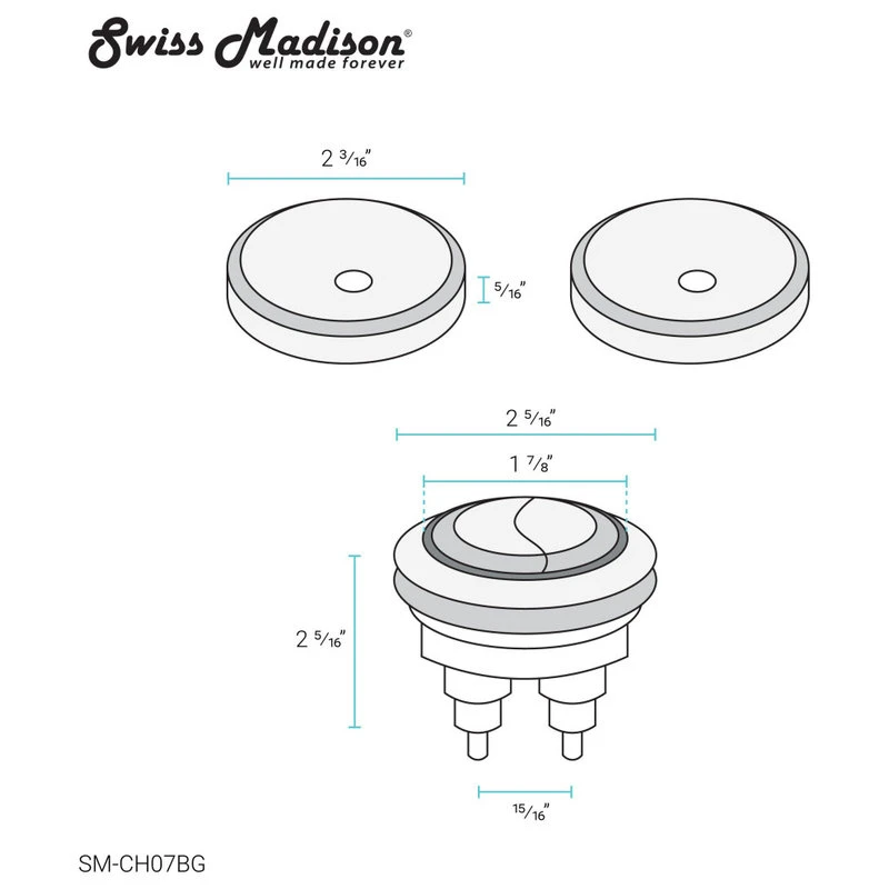 Toilet Hardware, SM-2T120, Rose Gold 6 Toilet Hardware, SM-2T120, Rose Gold - Image 6