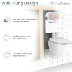 Wall Hung Toilet Concealed Carrier Tank 2x4 -Warm Bathroom e9f1ad8202cdcaae 6914 w800 h800 b1 p0
