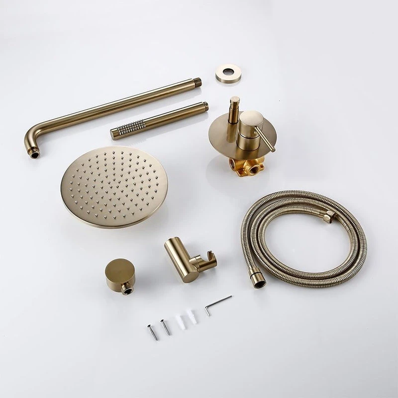 Wasser™ Brass Shower System With Handheld Shower, 12" Shower Head 2 Wasser™ Brass Shower System With Handheld Shower, 12" Shower Head - Image 2