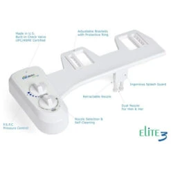 Bio Bidet Elite3 Non-electric Fresh Water Bidet Attachment -Warm Bathroom eb213f430bc9038f 0432 w800 h800 b1 p0