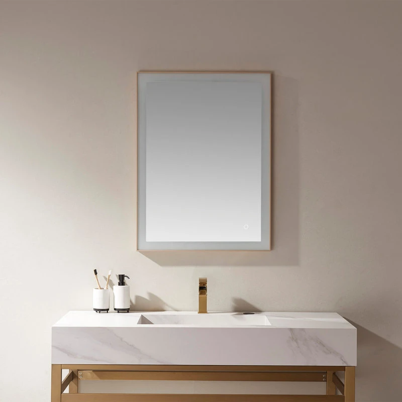24'' Rectangle LED Lighted Accent Bathroom/Vanity Wall Mirror 2 24'' Rectangle LED Lighted Accent Bathroom/Vanity Wall Mirror - Image 2