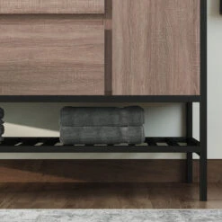 The Levi Bathroom Vanity, Single Sink, 48", Taupe, Freestanding -Warm Bathroom eb31f32003d9afac 0977 w800 h800 b0 p0