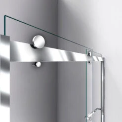 DreamLine Sapphire 56-60" W X 60" H Semi-Frameless Bypass Tub Door In Chrome -Warm Bathroom eb81cfc10de997be 9961 w800 h800 b0 p0