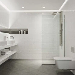 VIGO Frameless Fixed Shower Screen, Stainless Steel With Clear Glass -Warm Bathroom ec1144770faab9fc 4368 w800 h800 b0 p0