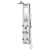Kihei II ShowerSpa Silver Glass Shower Panel