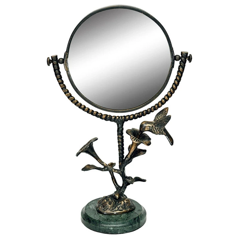 Hummingbird And Flower Mirror 1 Hummingbird And Flower Mirror