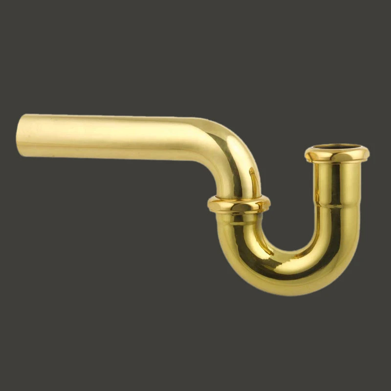 Bathroom Sink P Trap Bright Brass 1 1/2" Heavy Duty Renovators Supply 2 Bathroom Sink P Trap Bright Brass 1 1/2" Heavy Duty Renovators Supply - Image 2