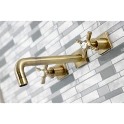 KS6023ZX Wall Mount Tub Faucet, Antique Brass -Warm Bathroom ee71a744013fbc42 0580 w800 h800 b0 p0