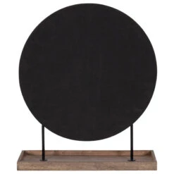 Maxfield Round Tabletop Mirror, Black, 18x22 -Warm Bathroom ef31778500b63805 4983 w800 h800 b1 p0