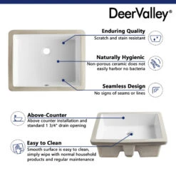 White Ceramic Rectangular Lavatory Undermount Bathroom Sink With Overflow 24 White Ceramic Rectangular Lavatory Undermount Bathroom Sink With Overflow -Warm Bathroom ef6197a1024cfdb7 8813 w800 h800 b0 p0
