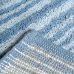 Home Weavers Gradiation Collection Cotton Soft Lid Cover, 18"x18", Blue -Warm Bathroom ef71822303862234 5418 w800 h800 b0 p0