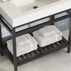 The Nova Bathroom Vanity, Black, 36", Single Sink, Freestanding -Warm Bathroom ef71a57403c74332 7880 w800 h800 b0 p0