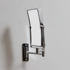 American Imaginations 16.36-in. Rectangle Stainless Steel Wall Mount Magnifying Mirror In Chrome Color -Warm Bathroom efc17f1800dbab87 2102 w800 h800 b0 p0