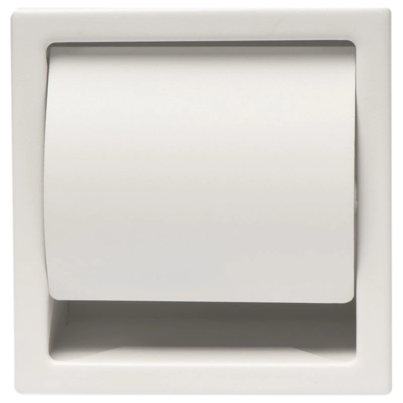 Alfi Brand White Matte Stainless Steel Recessed Toilet Paper Holder With Cover 6 Alfi Brand White Matte Stainless Steel Recessed Toilet Paper Holder With Cover - Image 6