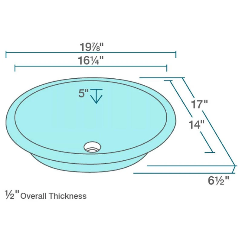 UGM-Turquoise Undermount Glass Bathroom Sink 2 UGM-Turquoise Undermount Glass Bathroom Sink - Image 2