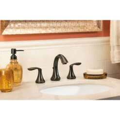 Moen Eva 2-Handle High Arc Bathroom Faucet, Oil Rubbed Bronze -Warm Bathroom f311c2400d80e842 3881 w800 h800 b0 p0