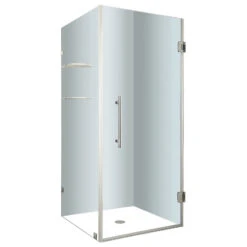 Aston Aquadica GS Frameless Square Shower, Chrome, 32"x32"x72"
