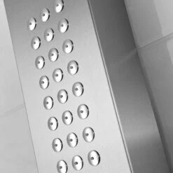 ANZZI King 48" Shower Panel, Brushed Steel -Warm Bathroom f381c34f0d8a8b5c 1977 w800 h800 b0 p0