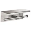 Blossom Double Toilet Tissue Holder, Brushed Nickel