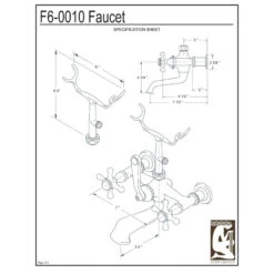 Vintage 7" Spread Wall Mount Tub Faucet & Handheld Shower, Cross Handles 7 Vintage 7" Spread Wall Mount Tub Faucet & Handheld Shower, Cross Handles -Warm Bathroom f4611bed07324461 2103 w800 h800 b1 p0