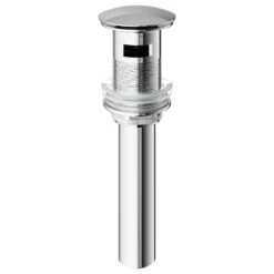 VIGO Bathroom Sink Pop-Up Drain, Chrome, With Overflow