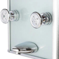 Kihei II ShowerSpa Silver Glass Shower Panel -Warm Bathroom f54101720d815dc7 7716 w800 h800 b0 p0